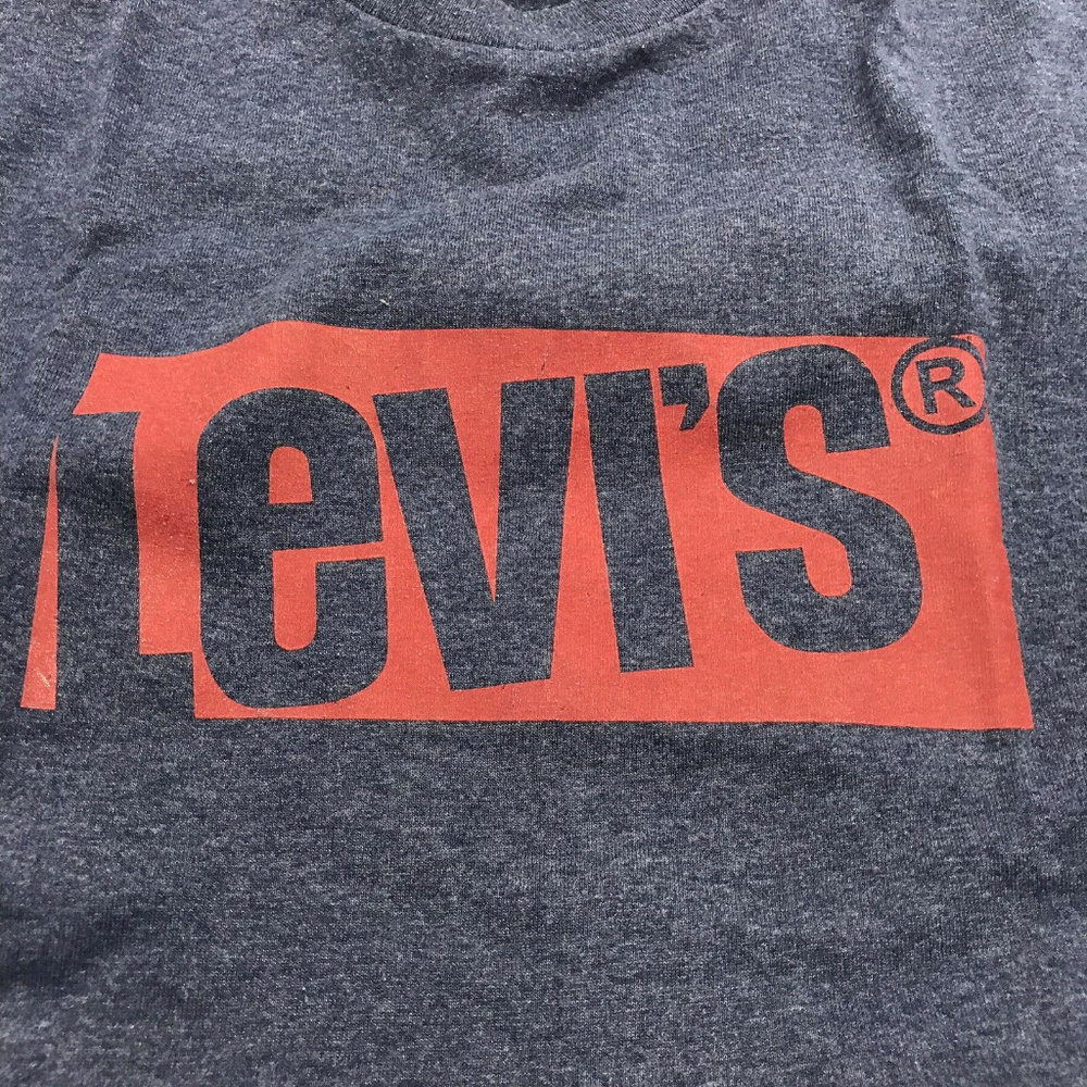 Levi's Batwing Logo Heather Blue XL T-Shirt